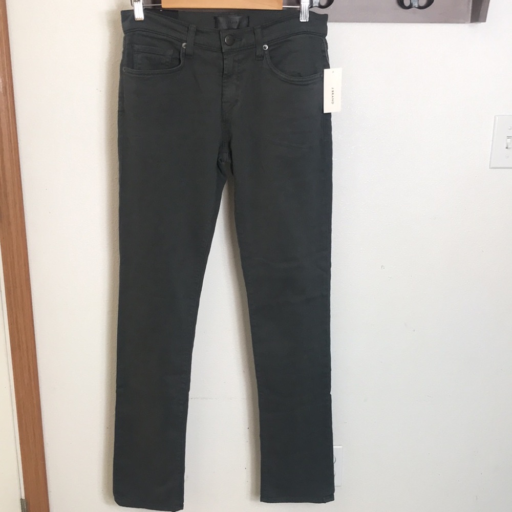 J Brand Jeans Kane straight fit, gray, French terry size 29 Keckley Part…